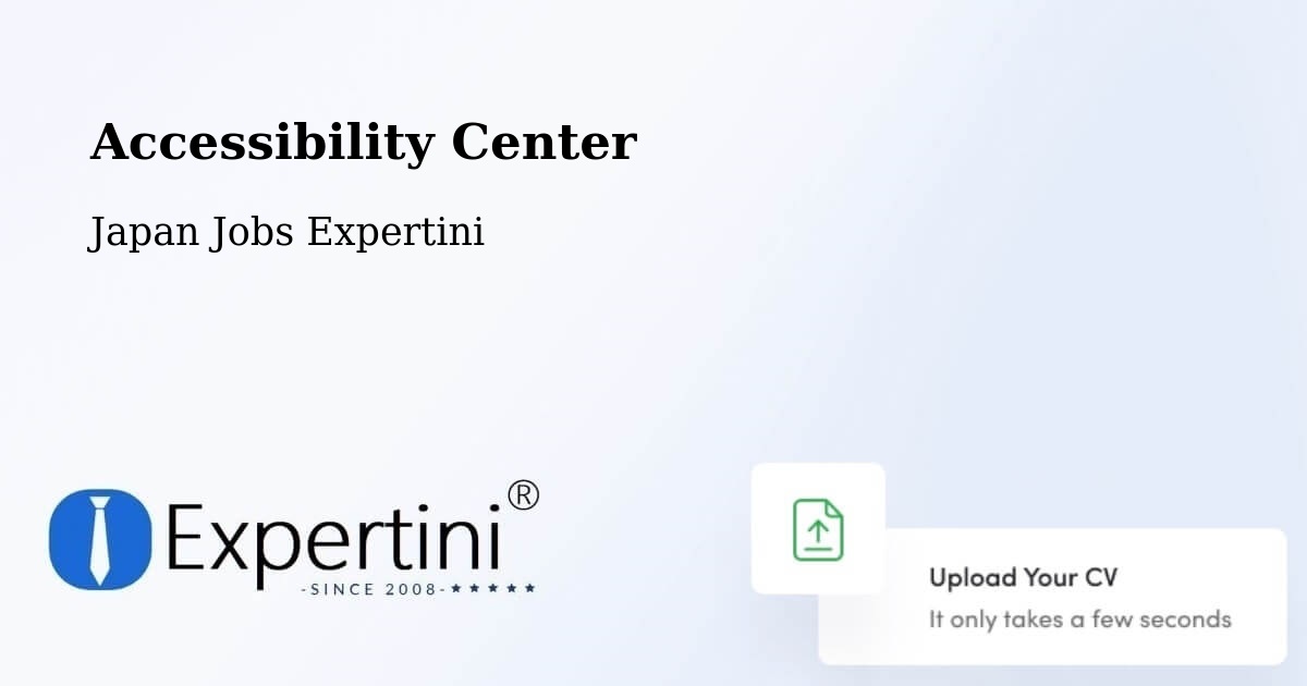 Accessibility Statement – Namerikawa - Japan Jobs Expertini